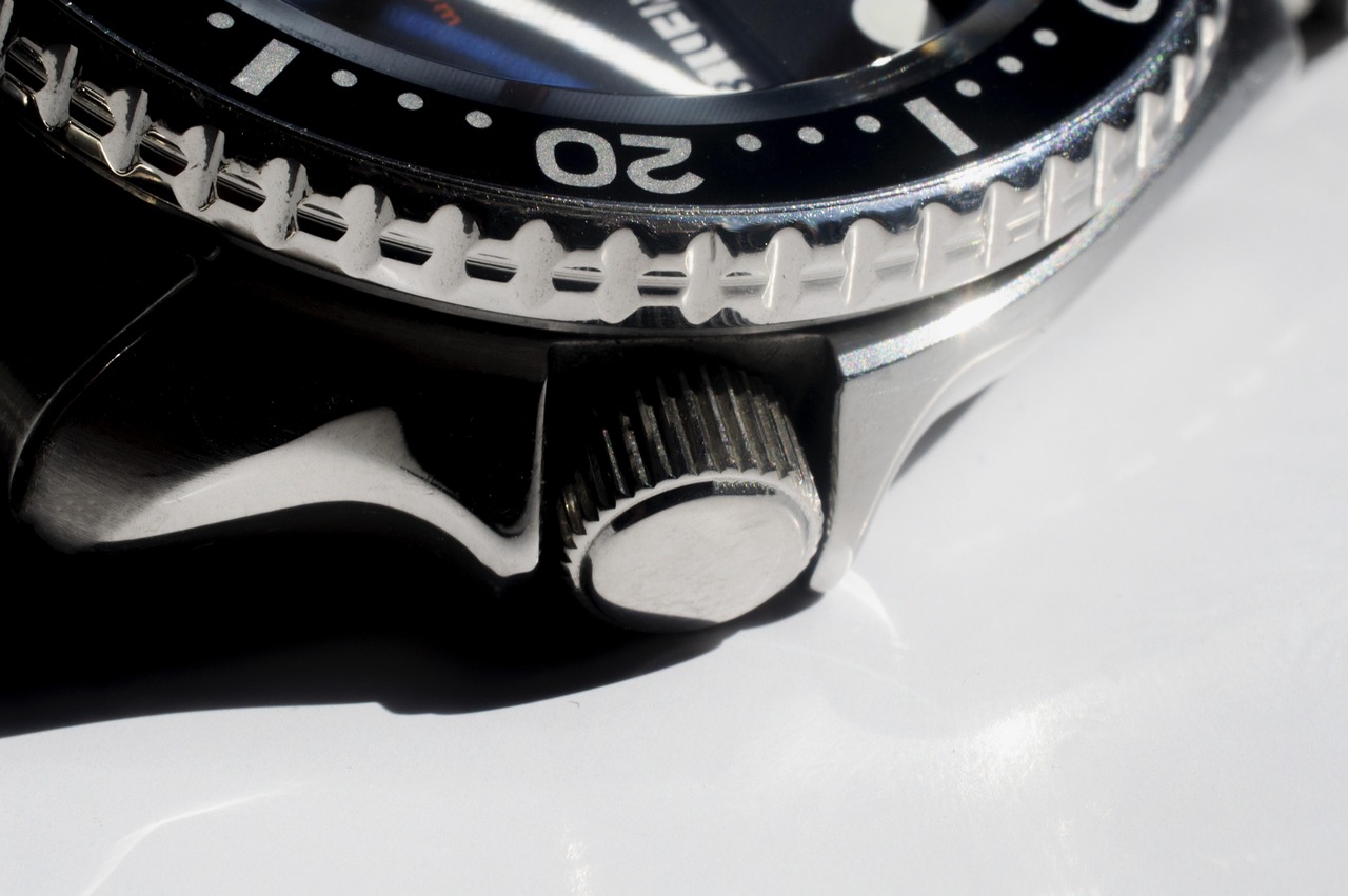 Diver watch bezel macro