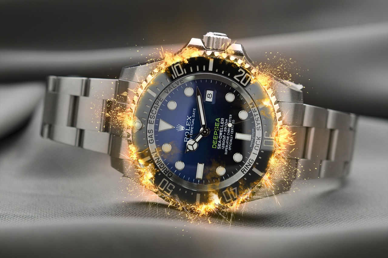 Dress watch black dial on leather