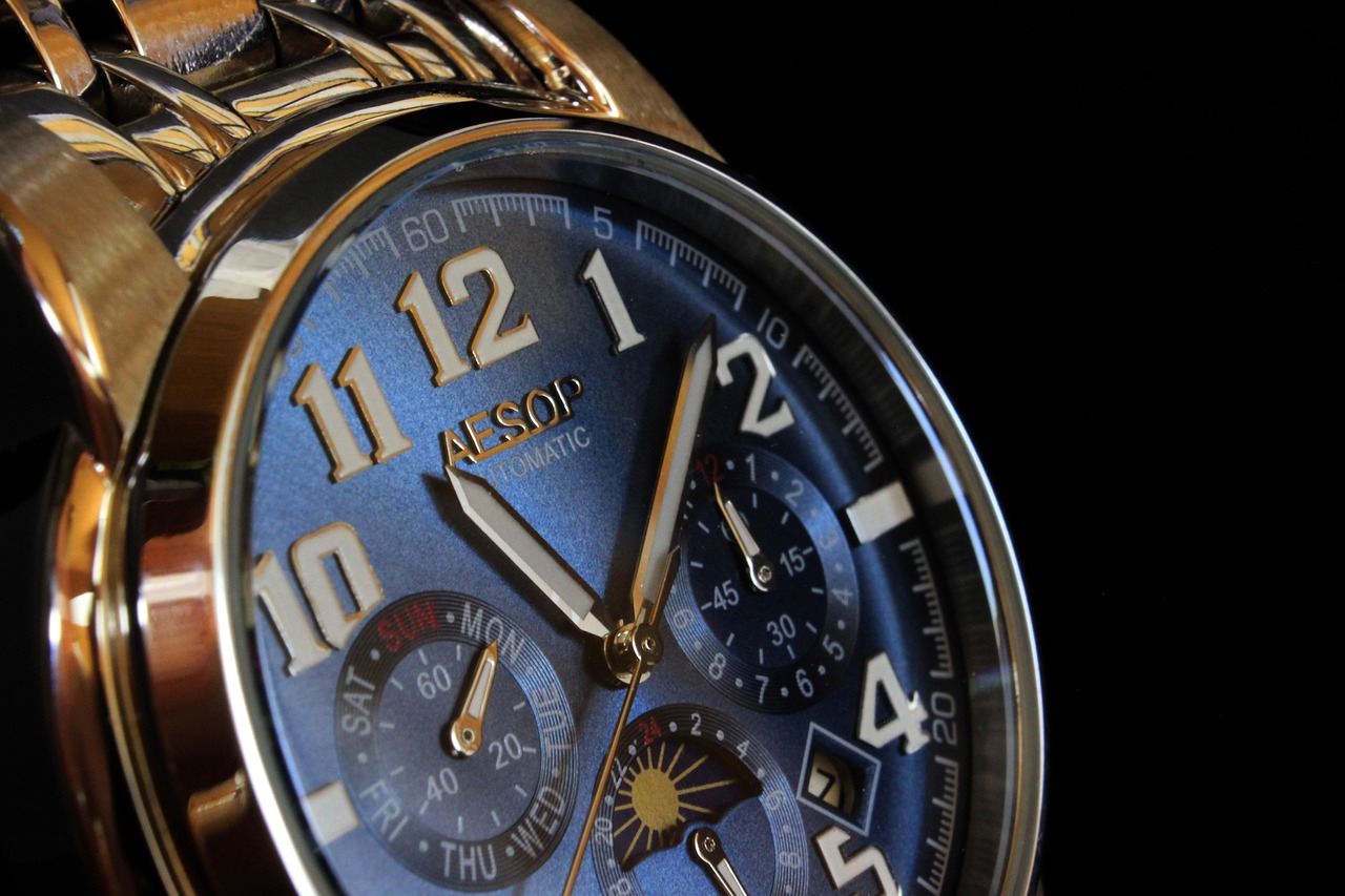 Vintage pilot wristwatch